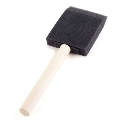 3 Inch Sponge Brush Polyester Wooden Broom Handle Cleaning Brush Foam Brush