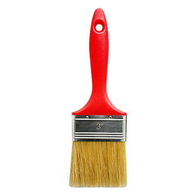 Medium stiffness 2 times bristle wall decoration paint brush with PP handle