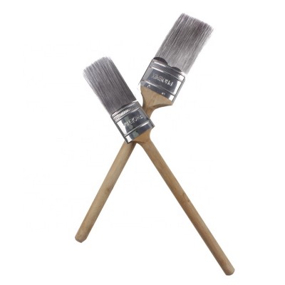 High quality long wooden handle paint brush set wall decoration long hair paint brush